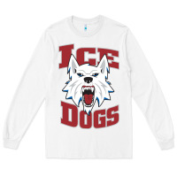White Fairbanks Ice Dogs Long Sleeve Tee - ArtChic