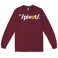 Burgundy The Pivot Podcast Long Sleeve Tee - ArtChic