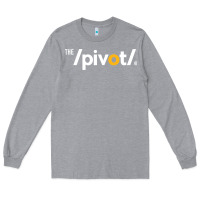 Heather Grey The Pivot Podcast Long Sleeve Tee - ArtChic