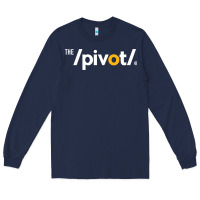 Navy The Pivot Podcast Long Sleeve Tee - ArtChic