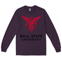 Plum ball.state.university.merch Long Sleeve Tee - ArtChic