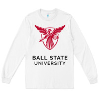 White ball.state.university.merch Long Sleeve Tee - ArtChic