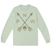 Matcha pacific northwest mountain  cool pnw pacific northwest t shirt Long Sleeve Tee - ArtChic