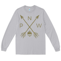 Moon Dust pacific northwest mountain  cool pnw pacific northwest t shirt Long Sleeve Tee - ArtChic