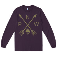 Plum pacific northwest mountain  cool pnw pacific northwest t shirt Long Sleeve Tee - ArtChic