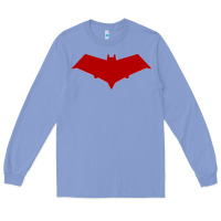 Colony Blue red hood Long Sleeve Tee - ArtChic