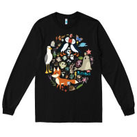 Black Puffin Rock gift for fans puffin rock characters Long Sleeve Tee - ArtChic