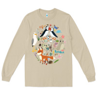 Mushroom Puffin Rock gift for fans puffin rock characters Long Sleeve Tee - ArtChic
