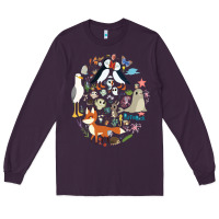 Plum Puffin Rock gift for fans puffin rock characters Long Sleeve Tee - ArtChic