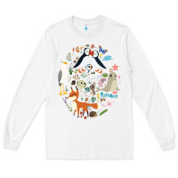 White Puffin Rock gift for fans puffin rock characters Long Sleeve Tee - ArtChic
