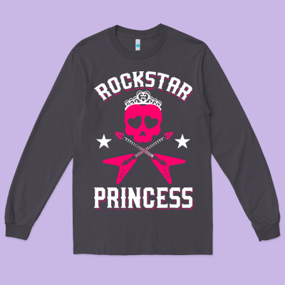Rockstar Long Sleeve Tee Designed By Artchic