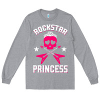 Heather Grey rockstar Long Sleeve Tee - ArtChic