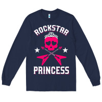 Navy rockstar Long Sleeve Tee - ArtChic