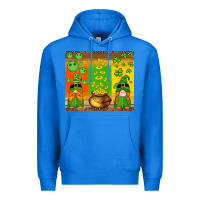 True Royal st patricks gnomes and coins with shamrock Premium Hoodie - Artiststas