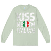 Matcha Kiss Me I'm Italian Long Sleeve Tee - ArtChic
