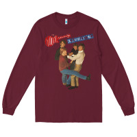 Burgundy the monkees Long Sleeve Tee - ArtChic