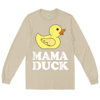 Mushroom mama duck t shirt funny mother bird gift Long Sleeve Tee - ArtChic