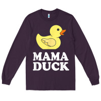 Plum mama duck t shirt funny mother bird gift Long Sleeve Tee - ArtChic