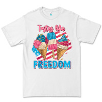 White Tastes like freedom 4th of July Premium Tee - FaDigitalArtStudio