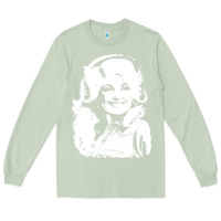 Matcha dolly parton distressed photo Long Sleeve Tee - ArtChic