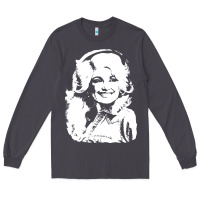 Smoke dolly parton distressed photo Long Sleeve Tee - ArtChic