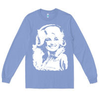 Colony Blue dolly parton distressed photo Long Sleeve Tee - ArtChic