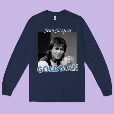 Jean-jacques Goldman .png Long Sleeve Tee Designed By Studioelite