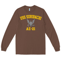 Chestnut uss suribachi ae 21 t shirt Long Sleeve Tee - StudioElite