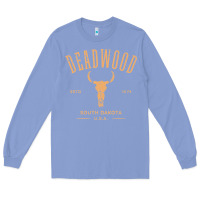 Colony Blue deadwood south dakota usa vintage distressed style design long sleeve Long Sleeve Tee - StudioElite