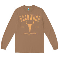Toasted Coconut deadwood south dakota usa vintage distressed style design long sleeve Long Sleeve Tee - StudioElite