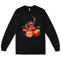 Black The muppets animal drummer Long Sleeve Tee - StudioElite