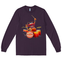 Plum The muppets animal drummer Long Sleeve Tee - StudioElite