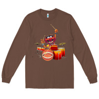 Chestnut The muppets animal drummer Long Sleeve Tee - StudioElite