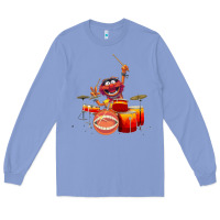 Colony Blue The muppets animal drummer Long Sleeve Tee - StudioElite