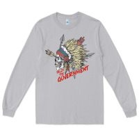 Moon Dust trust the government skull native american chief native t shirt Long Sleeve Tee - StudioElite