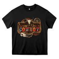 Black simmer down cowboy olivia Heavy Core Tee - OliviaCreatesArt