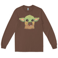 Chestnut Baby yoda Long Sleeve Tee - StudioElite