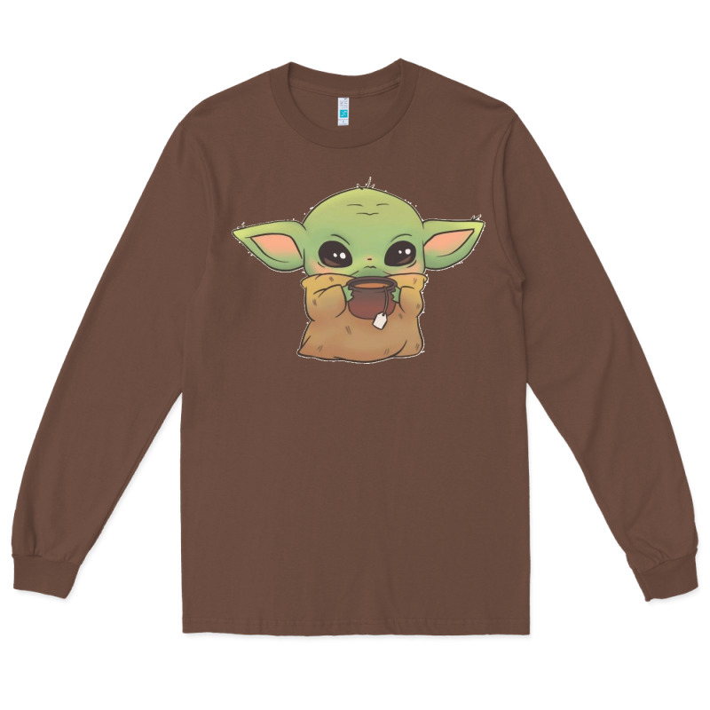Baby Yoda Long Sleeve Tee by StudioElite | Teevron
