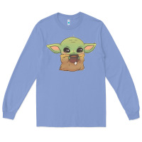 Colony Blue Baby yoda Long Sleeve Tee - StudioElite