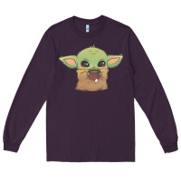 Plum Baby yoda Long Sleeve Tee - StudioElite