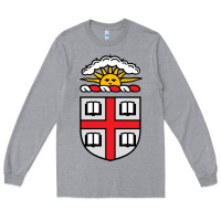 Heather Grey brown university Long Sleeve Tee - StudioElite