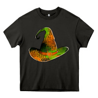 Asphalt leopard witch hat Heavy Core Tee - Jasminsmagicworld