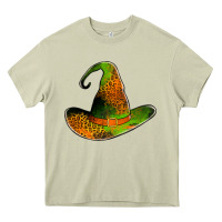 Mossy leopard witch hat Heavy Core Tee - Jasminsmagicworld