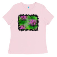 Halloween Spooky Stars Background Ladies Tee | Teevron