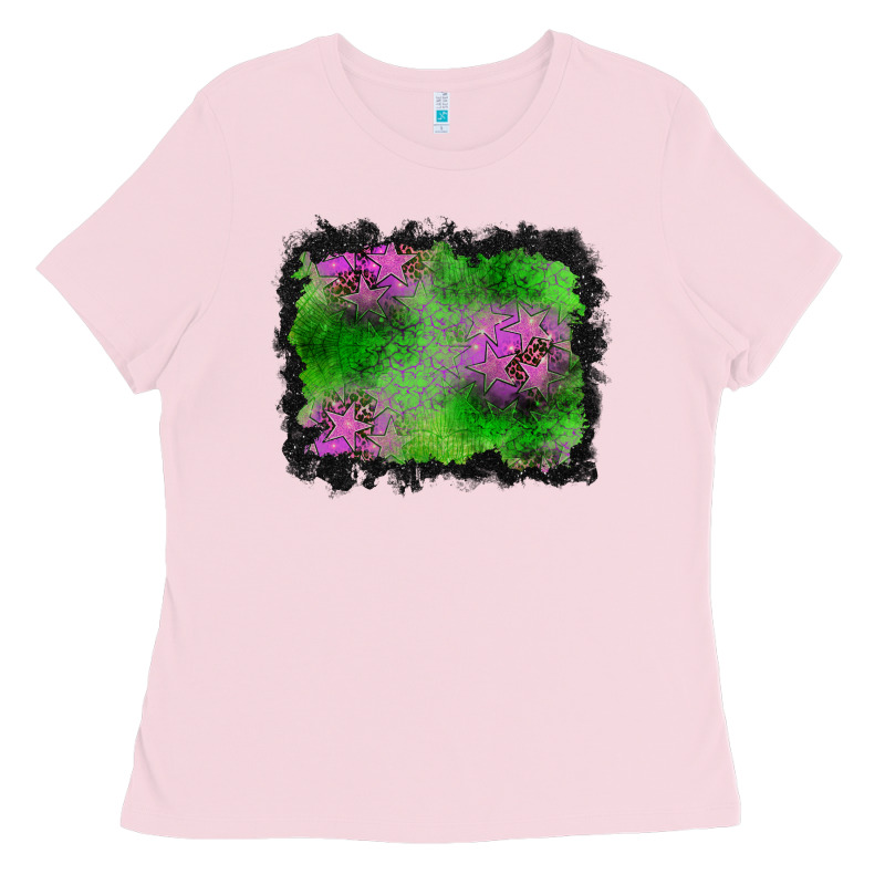 Halloween Spooky Stars Background Ladies Tee by BundleAndBundleShop | Teevron