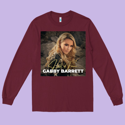 Hall Of Fame Gabby Barrett Long Sleeve Tee Designed By Studioelite