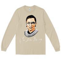 Mushroom rbg ruth bader ginsburg feminist t shirt   signature art Long Sleeve Tee - StudioElite