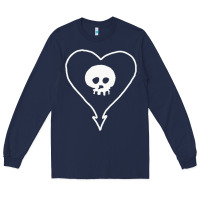Navy alkaline trio Long Sleeve Tee - StudioElite