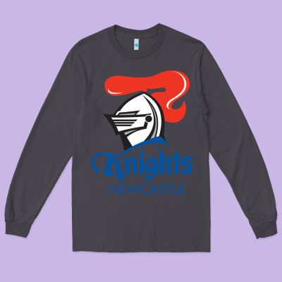Newcastle Knights Long Sleeve Tee Designed By Studioelite