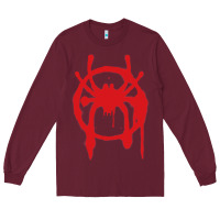 Burgundy Into the Spider-Verse Long Sleeve Tee - StudioElite